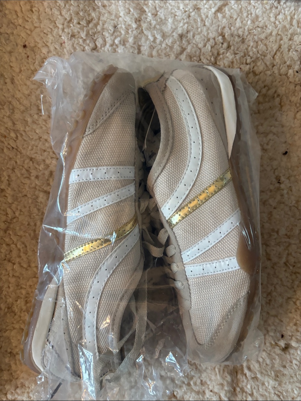 Geox Respira Sneakers Womens 9 Beige Gold Low Top Mesh Suede Athleisure Retro